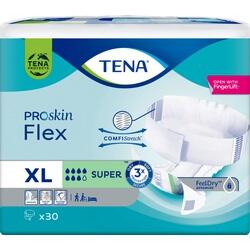 Verpackung von TENA Proskin Flex Windeln in Größe XL.
